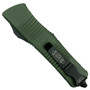 Microtech 138-2OD OD Green Troodon D/E OTF Auto Knife, Black Combo Blade