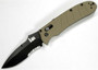 Benchmade H&K Snody Auto Axis Knife, Spear Point Combo Edge, Sand Handle