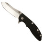 Hinderer Knives Black XM-18 3.5" Skinner Flipper Knife, CPM-S35VN Satin Blade