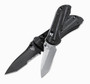 Benchmade 904SBK Mini-AXIS Stryker Tanto Folder Knife, 154CM Black Combo Blade