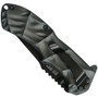 Smith & Wesson Small Black Ops Spring Assist Knife, Black Tanto Blade