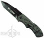 Smith & Wesson Small Black Ops Spring Assist Knife, Black Tanto Blade