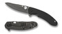 Spyderco Southard Flipper Knife, CTS-204P Black Blade