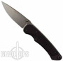 Spartan Blades Akribis Folding Knife, Meteorite Gray Blade, Black G10