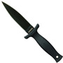Schrade F19L Large Boot Knife, Black Dagger Blade