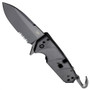 HK 54210 Karma Rescue Flipper Knife, 154CM Black Combo Blade