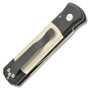 Pro-Tech 751 Tuxedo Godson Auto Knife, Ivory Micarta, 154CM Satin Blade REAR VIEW