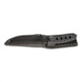 Boker Magnum 02RY689 Oblong Hole Fixed Blade Knife, Black Blade SHEATH VIEW