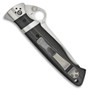 Spyderco Valloton Sub Hilt Dual Action Auto Knife, Plain Edge