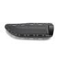 Ruger R2501K Muzzle-Brake Fixed Blade Knife, Black Blade