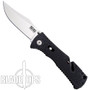 SOG Mini Trident TF22 Assist Knife, Satin Plain Edge Blade