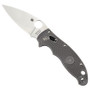 Spyderco C101PGY2 Grey Lightweight Manix 2 Folder Knife, Maxamet Satin Blade