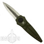 Paragon Exclusive OD Green Warlock Flip G Knife, Paleo Grind Dagger Blade