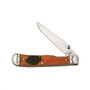 Case Harley-Davidson Persimmon Orange Bone Trapperlock Knife