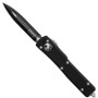 Microtech 147-1 UTX-70 D/E OTF Auto Knife, Black Blade