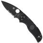 Spyderco Lightweight Native 5 Folder Knife, Black Combo Blade