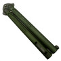 Microtech 173-2GR Green Tachyon III Balisong Butterfly Knife, Green Combo Blade