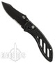 Gerber Instant Assist Open Knife, Black Combo Blade
