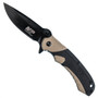 Smith & Wesson M&P Black/Flat Dark Earth M2.0 Flipper Knife, Black Blade