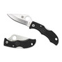 Spyderco Ladybug 3 Folder Knife, Black FRN Handle, PlainEdge Blade, LBKP3 REAR VIEW