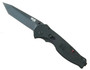 SOG FLASH II Spring Assisted Knife, TiNi Black Finish, Tanto Plain Edge