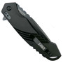 CRKT 1063 Directive Flipper Knife, Black Blade, clip view