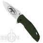 Kershaw Duck Commander Dunbar Assist Knife,  Bead Blast Drop Point