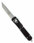 Microtech Ultratech OTF Knife, Bead Blast Tanto S/E P/S Blade, MT123-8