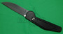 GT Knives Automatic Knife, Police, Drop Point Plain, Titanium Nitride