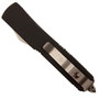 Microtech 123-1CF Ultratech Carbon Fiber T/E OTF Auto Knife, Black Blade