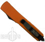 Microtech Ultratech Orange OTF, Standard Black Tanto Blade