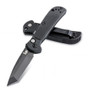 Benchmade H&K Mini-Entourage Tanto Auto Knife, G-10, D2 Black Blade