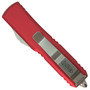 Microtech 232-10RD Red UTX-85 D/E OTF Auto Knife, Stonewash Blade