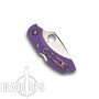 Spyderco Sprint Run Purple Dragonfly2 Knife, FRN Handle