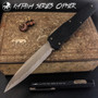 Microtech 241-13KA Katana Cypher S/E OTF Auto Knife, Bronze Blade