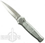 Piranha Silver Prowler Auto Knife, 154CM Stonewash Blade