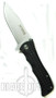 Blackjack Model 1 Drop Point Spring Assist Knife, Black, PLN, BJ032