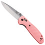 Benchmade 556-PNK Pink Mini Griptilian Folder Knife, 154CM Satin Blade
