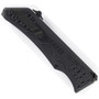 Schrade SCHOTF7BS OTF Assist Knife, Black Combo Drop Point, CLip View