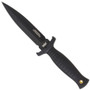 United Cutlery UC2657 Combat Commander D/E Fixed Blade Boot Knife, Shoulder Harness, AUS-8 Black Blade