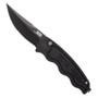 SOG ST-11 Mini SOG-TAC Clip Point Auto Knife, AUS-8 Black Blade