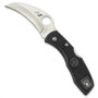 Spyderco C106PBK Tasman Salt Hawkbill Folder Knife, H-1 Satin Blade