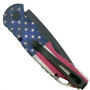 Pro-Tech Limited T541 Vintage Flag Tactical Response 5 Auto Knife, CPM-S35VN Black Blade