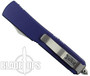 Microtech Ultratech Purple OTF, Plain/Full-Serrated Double Edge Satin Blade