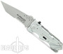 Schrade Nitro MAGIC Spring Assist Tanto Knife, Silver Part Serrated Edge