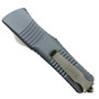 Microtech 142-12APGY Grey Combat Troodon D/E OTF Auto Knife, Apocalyptic Stonewash Blade