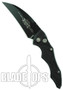 Microtech Kestrel Automatic Knife, Black Plain Edge, 131-1