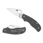 Spyderco Sprint Run C127PGY Grey Lightweight Urban Non-Locking Folder Knife, K390 Satin Blade