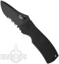 Benchmade H&K 14201SBTConspiracy Manual Folder Knife, Black Clip Point Combo Blade