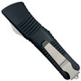 Microtech 142-6 Combat Troodon D/E OTF Auto Knife, Full Serrated Satin Blade REAR VIEW
